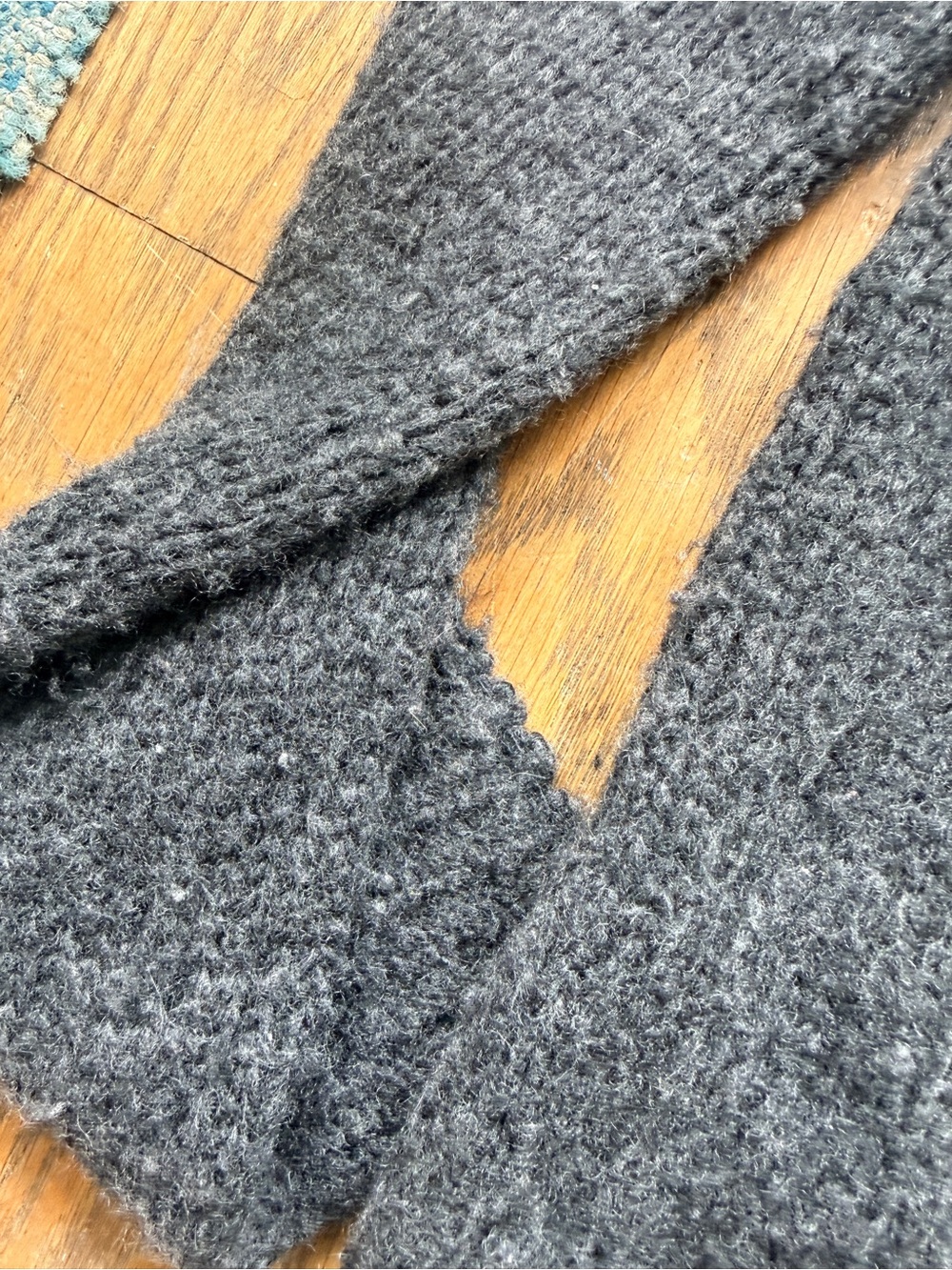 The Row Charcoal Gray V-Neck Sweater - Picture 2 of 4